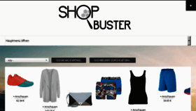 What Shop-buster.com website looked like in 2015 (9 years ago)