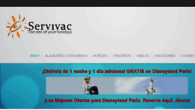 What Servivac.com website looked like in 2015 (9 years ago)