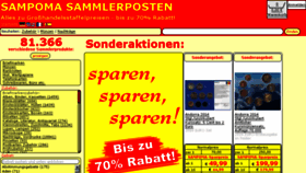 What Sammlerposten.de website looked like in 2015 (9 years ago)