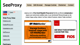 What Seeproxy.me website looked like in 2015 (9 years ago)