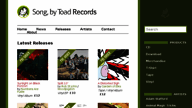 What Songbytoadrecords.com website looked like in 2015 (9 years ago)