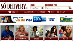What Sodeliveryabc.com.br website looked like in 2015 (9 years ago)