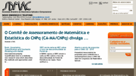 What Sbmac.org.br website looked like in 2015 (10 years ago)