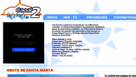 What Santamartatv.com website looked like in 2015 (9 years ago)
