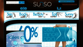 What Sunso.fr website looked like in 2015 (9 years ago)