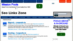 What Seolinkszone.com website looked like in 2015 (9 years ago)