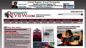 What Sammamishreview.com website looked like in 2015 (9 years ago)
