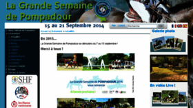 What Semaine-pompadour.com website looked like in 2015 (9 years ago)