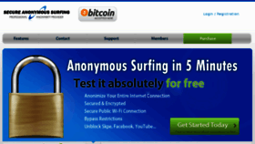 What Secureanonymoussurfing.com website looked like in 2015 (9 years ago)