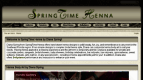 What Springtimehenna.com website looked like in 2015 (9 years ago)