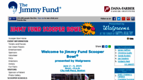 What Scooperbowl.org website looked like in 2015 (9 years ago)