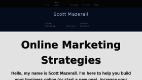 What Scottmazerall.com website looked like in 2015 (9 years ago)