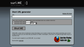 What Surl.me website looked like in 2015 (9 years ago)