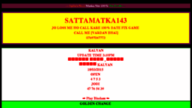 What Satta-matka.in website looked like in 2015 (9 years ago)