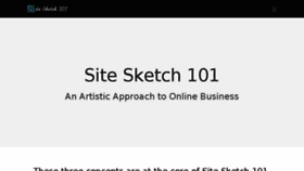 What Sitesketch101.com website looked like in 2015 (9 years ago)