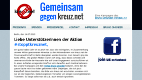 What Stopptkreuznet.de website looked like in 2015 (9 years ago)