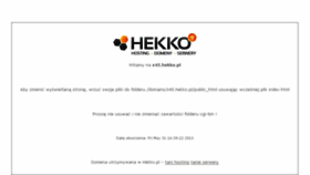 What S45.hekko.net.pl website looked like in 2015 (9 years ago)