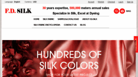 What Silkfabricwholesale.com website looked like in 2015 (9 years ago)
