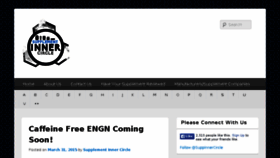 What Supplementinnercircle.com website looked like in 2015 (9 years ago)