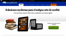 What Soopbook.es website looked like in 2015 (9 years ago)