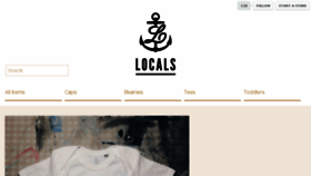What Shop.localsapparel.se website looked like in 2015 (9 years ago)