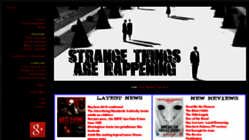 What Strangethingsarehappening.com website looked like in 2015 (9 years ago)