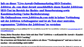 What Seokanzlei.de website looked like in 2015 (9 years ago)
