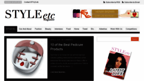 What Style-etc.co.uk website looked like in 2015 (11 years ago)