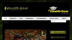 What Stealth-gear.com website looked like in 2015 (9 years ago)