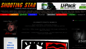What Shootingstaragency.com website looked like in 2015 (9 years ago)