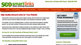 What Seosmartlinks.com website looked like in 2015 (9 years ago)