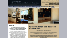 What Sydneykitchenrenovations.com.au website looked like in 2015 (9 years ago)