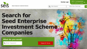 What Seis.co.uk website looked like in 2015 (10 years ago)