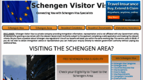 What Schengenvisitorvisa.com website looked like in 2015 (9 years ago)