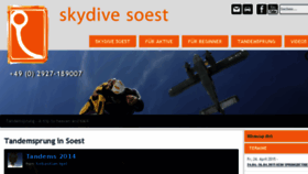 What Skydive-soest.de website looked like in 2015 (9 years ago)