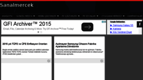 What Sanalmercek.com website looked like in 2015 (9 years ago)