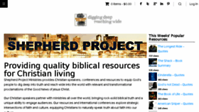 What Shepherdproject.com website looked like in 2015 (8 years ago)