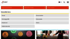 What Samediggi.no website looked like in 2015 (10 years ago)