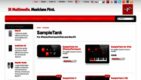 What Sampletank.com website looked like in 2015 (8 years ago)