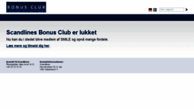 What Scandlinesbonusclub.dk website looked like in 2015 (9 years ago)