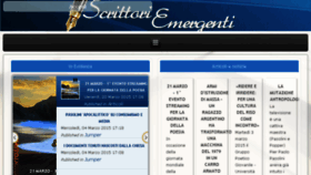 What Scrittoriemergenti.it website looked like in 2015 (8 years ago)