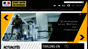 What Securiteroutiere.gouv.fr website looked like in 2015 (9 years ago)