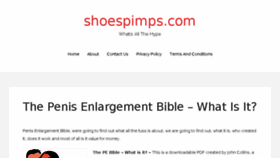 What Shoespimps.com website looked like in 2015 (9 years ago)