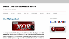 What Sportslivehdtv.com website looked like in 2015 (9 years ago)
