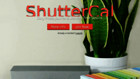 What Shuttercal.com website looked like in 2015 (9 years ago)