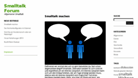 What Smalltalkforum.de website looked like in 2015 (9 years ago)
