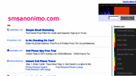 What Smsanonimo.com website looked like in 2015 (9 years ago)