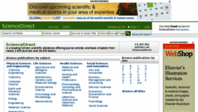 What Sciencedirect.com website looked like in 2015 (9 years ago)