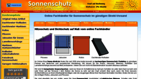 What Sonnenschutz-meisterbetrieb.de website looked like in 2015 (9 years ago)