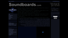 What Soundboards.com website looked like in 2015 (8 years ago)